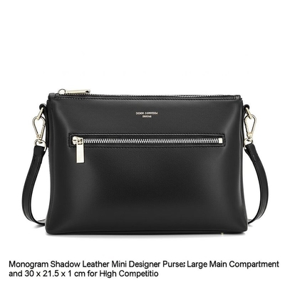 Monogram Shadow Da Mini Designer Chất xách tay lớn Khu vực chính và 30 x 21,5 x 1 cm cho High Competitio