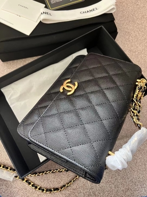 Dây chuyền cổ điển KWOC trên ví Túi xách nhỏ Chanel AP3019