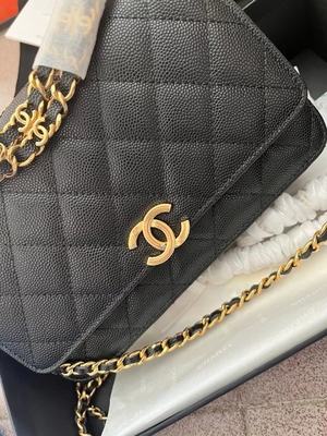 Dây chuyền cổ điển KWOC trên ví Túi xách nhỏ Chanel AP3019