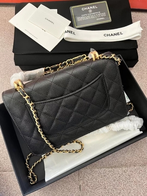 Dây chuyền cổ điển KWOC trên ví Túi xách nhỏ Chanel AP3019