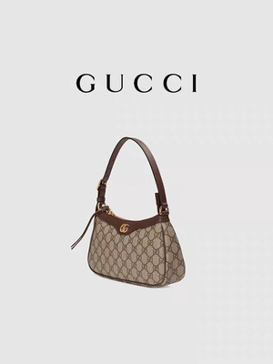 Túi đeo vai nhỏ bằng vải canvas GG Supreme GUCCI Ophidia