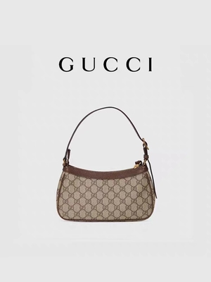 Túi đeo vai nhỏ bằng vải canvas GG Supreme GUCCI Ophidia