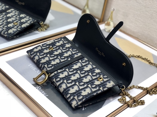Ví cầm tay có nhãn hiệu OEM Saddle dài Dior Xiên Jacquard
