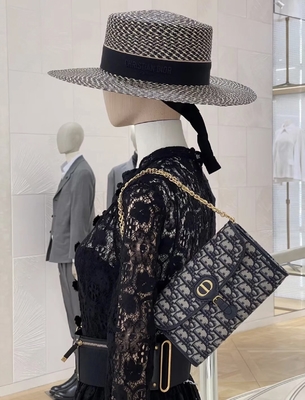 Ví cầm tay có nhãn hiệu OEM Saddle dài Dior Xiên Jacquard