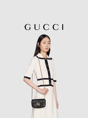Túi đeo vai GG Marmont Marmont Matelassé Mini Bag Flap