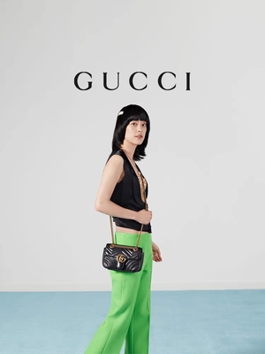 Túi đeo vai GG Marmont Marmont Matelassé Mini Bag Flap