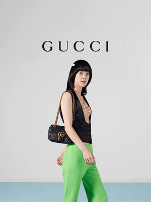 Túi đeo vai GG Marmont Marmont Matelassé Mini Bag Flap