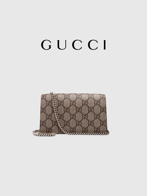 Túi xách nữ hàng hiệu GUCCI Dionysus nhỏ Da lộn tráng vải