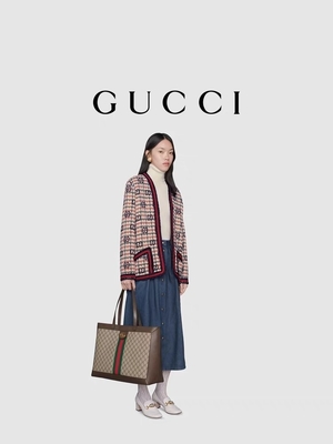 Túi đeo vai nữ hàng hiệu GUCCI Ophidia Túi tote mua sắm