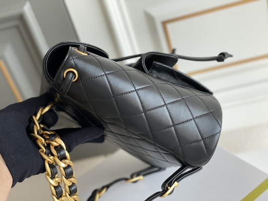 Ba lô thương hiệu Chanel Leather Flap Designer 1994-1996 Diamond Quilted For Women