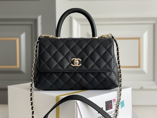 ***Túi xách nữ hàng hiệu Đường khâu viền Túi xách Chanel hình thang