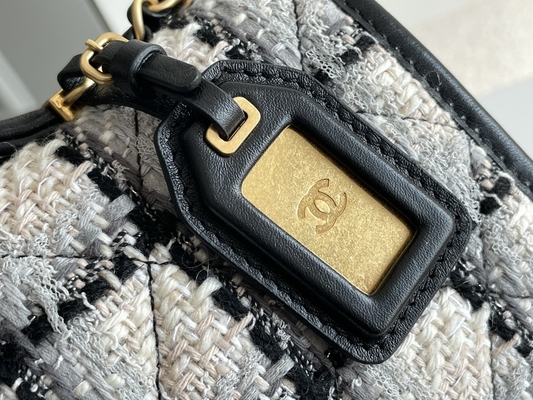 Trung bình 2WAY Túi hàng hiệu tùy chỉnh Túi da bê nữ Túi nắp Chanel