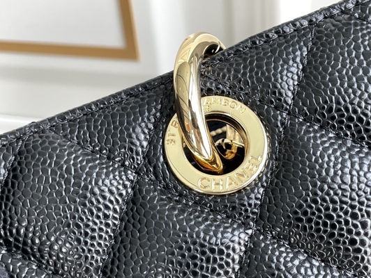 Túi lớn Chanel Lychee Leather Caviar Grand Shopping Tote GST