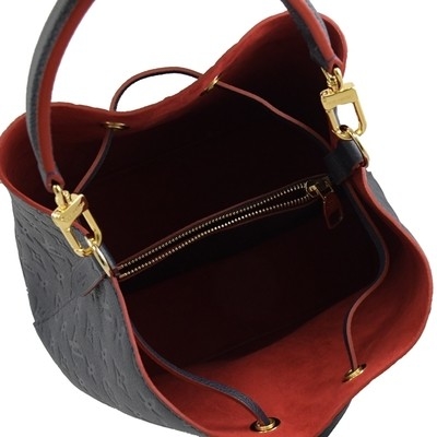 Túi xách nữ hàng hiệu LV Colorblock NÉONOÉ MM Bucket Bag Da sần