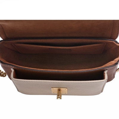 Túi Monogram thiết kế bằng da bê sần Túi LV Lockme Tender Bag Nâu