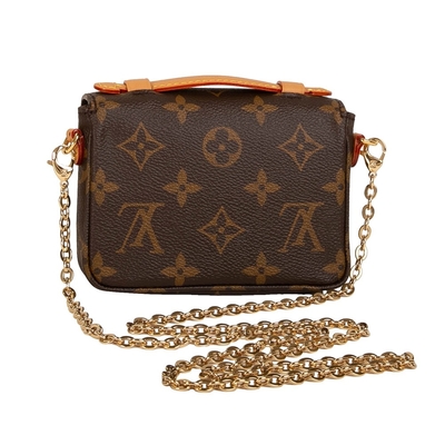 Túi Mini Designer Monogram Túi đeo chéo Micro Metis LV Màu nâu