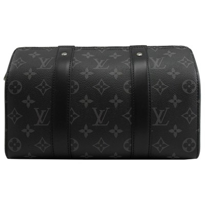 Classic Monogram Eclipse Túi LV CITY KEEPALL Túi đeo chéo bằng vải Jacquard Túi Boston