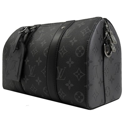 Classic Monogram Eclipse Túi LV CITY KEEPALL Túi đeo chéo bằng vải Jacquard Túi Boston