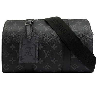 Classic Monogram Eclipse Túi LV CITY KEEPALL Túi đeo chéo bằng vải Jacquard Túi Boston