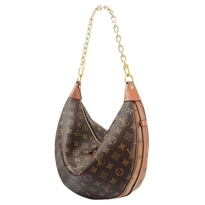 Túi LV Designer Monogram Túi xách da bò Presbyopic Half Moon