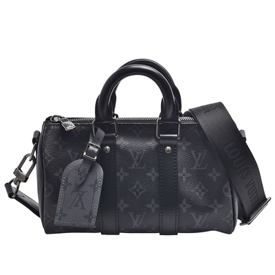 Người Đàn Ông Eclipse Canvas Keepall Mới Speedy Bandouliere 25 Túi Đeo Chéo M46271
