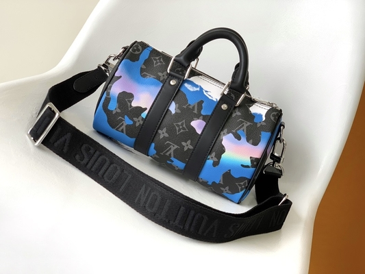 Túi Messenger thương hiệu Sunrise Monogram Eclipse LV Keepall Bandoulière 25 Room With A View