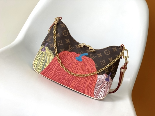 Túi Monogram LV Boulogne Vải Tráng In Hình Bí Ngô
