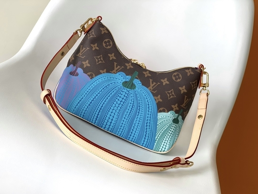 Túi Monogram LV Boulogne Vải Tráng In Hình Bí Ngô