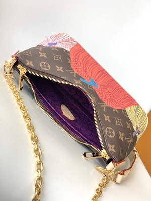Túi Monogram LV Boulogne Vải Tráng In Hình Bí Ngô