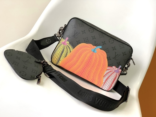 Túi Nam Unisex Hàng Hiệu LV x YK Trio Monogram M46358 Phối Hợp Phong Cách Đường Phố 3WAY