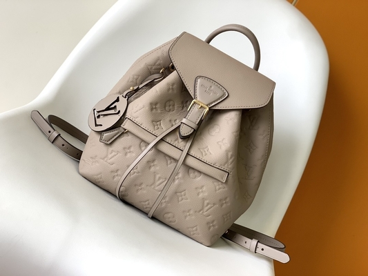 Balo Thương Hiệu LV Designer Balo Louis Vuitton Monogram Montsouris Hồng Đen