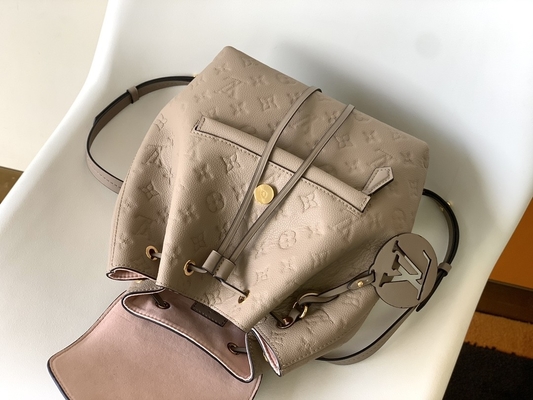 Balo Thương Hiệu LV Designer Balo Louis Vuitton Monogram Montsouris Hồng Đen