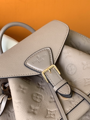 Balo Thương Hiệu LV Designer Balo Louis Vuitton Monogram Montsouris Hồng Đen