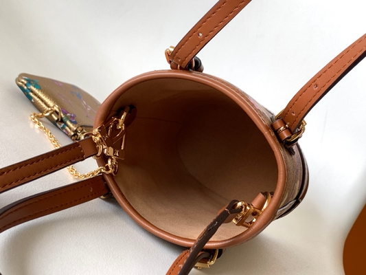 Túi Louis Vuitton Neverfull Bucket hoa ánh kim M81724