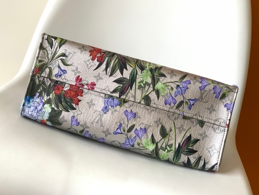 OEM hoa Louis Vuitton Túi tote vải tráng bạc Empreinte Onthego