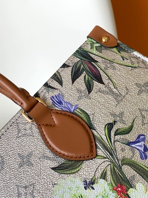 OEM hoa Louis Vuitton Túi tote vải tráng bạc Empreinte Onthego