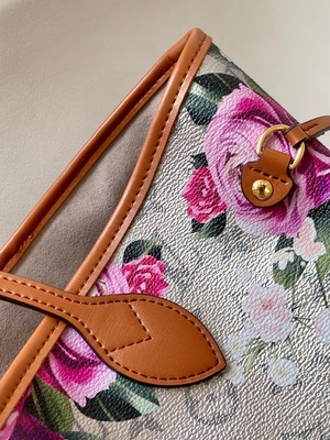 Họa Tiết Hoa Bạc Louis Vuitton Large Never Full M21352
