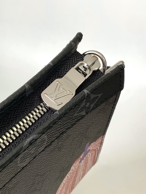 Ví LV X YK Mini Designer Ví Louis Vuitton Pochette Voyage In hình bí ngô Gaston Ví đeo được