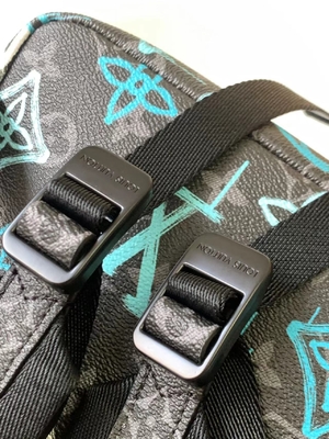 Ba lô thương hiệu Discovery Designer nhiều màu Túi LV Graffiti Xanh lục