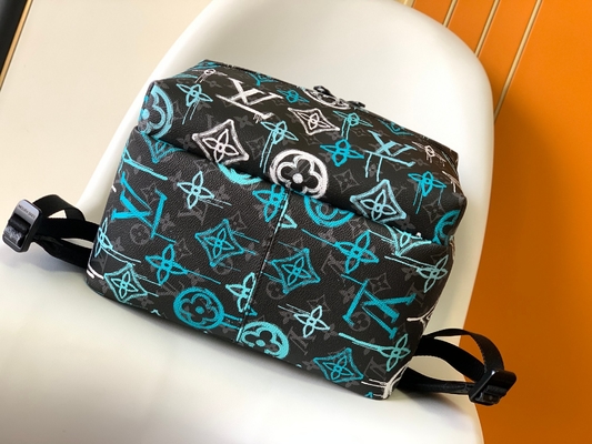 Ba lô thương hiệu Discovery Designer nhiều màu Túi LV Graffiti Xanh lục