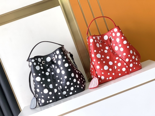 Túi xách Nữ Trắng Đen NéOnoé MM Túi xách Louis Vuitton Yayoi Kusama