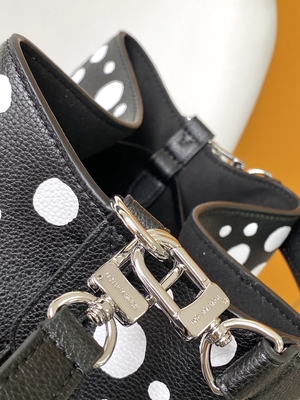 Túi xách Nữ Trắng Đen NéOnoé MM Túi xách Louis Vuitton Yayoi Kusama
