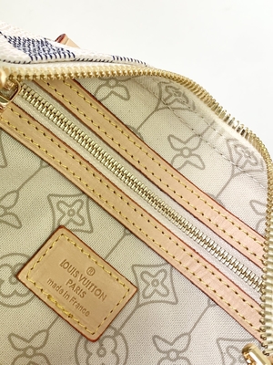 Vải tráng Speedy Louis Vuitton Damier Azur 25 M46390