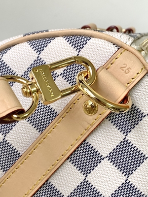 Vải tráng Speedy Louis Vuitton Damier Azur 25 M46390