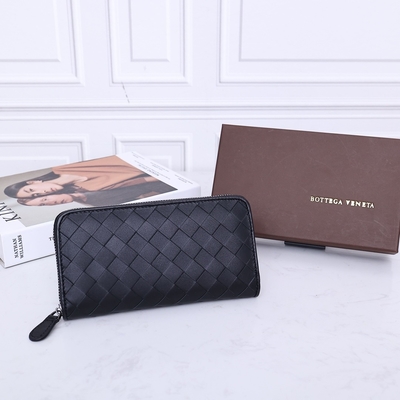 BV Leather Mini Designer Ví Bottega Veneta Intrecciato Wallet Zip Around