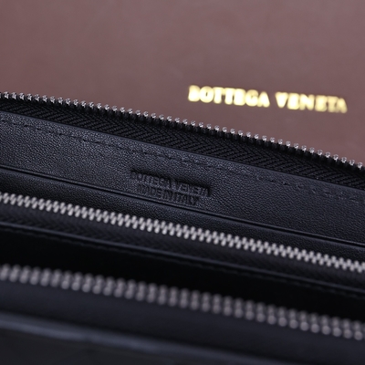 BV Leather Mini Designer Ví Bottega Veneta Intrecciato Wallet Zip Around