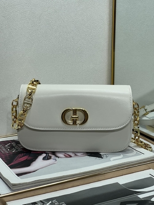 Túi xách nữ Dior Micro Montaigne 30 White Leather Custom