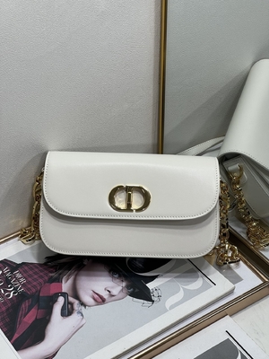 Túi xách nữ Dior Micro Montaigne 30 White Leather Custom