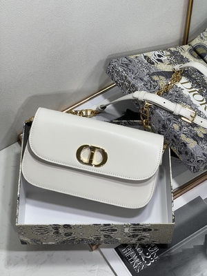 Túi xách nữ Dior Micro Montaigne 30 White Leather Custom