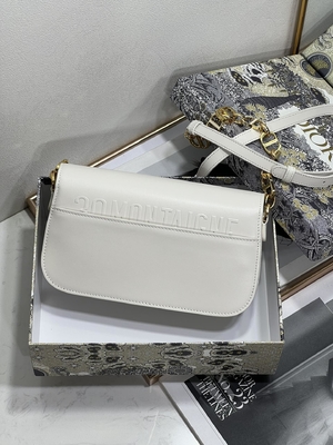 Túi xách nữ Dior Micro Montaigne 30 White Leather Custom